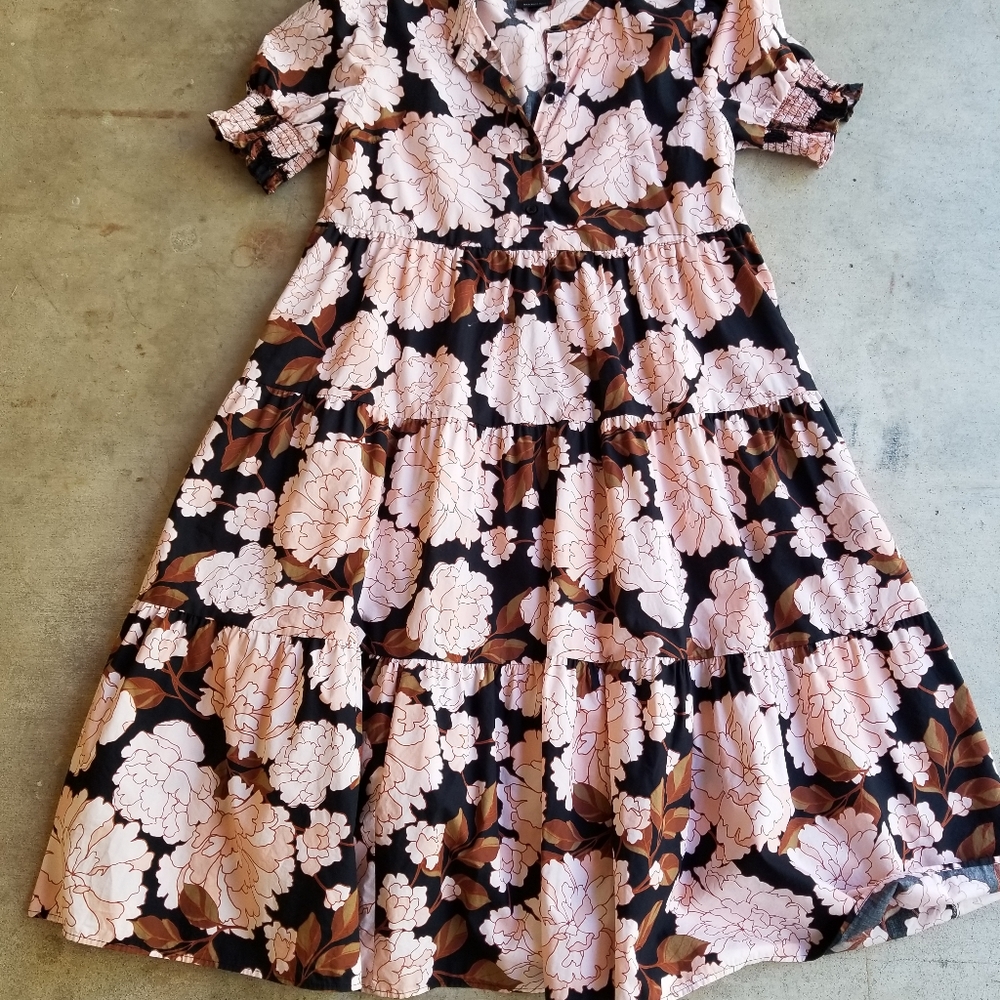 Fall tier dress